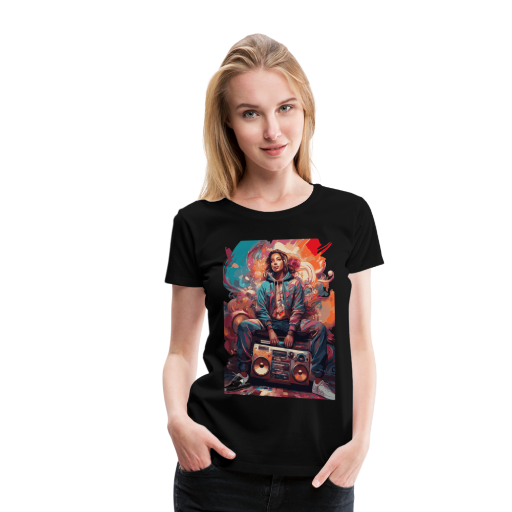 Street Vibes - Women’s Premium T-Shirt - Schwarz