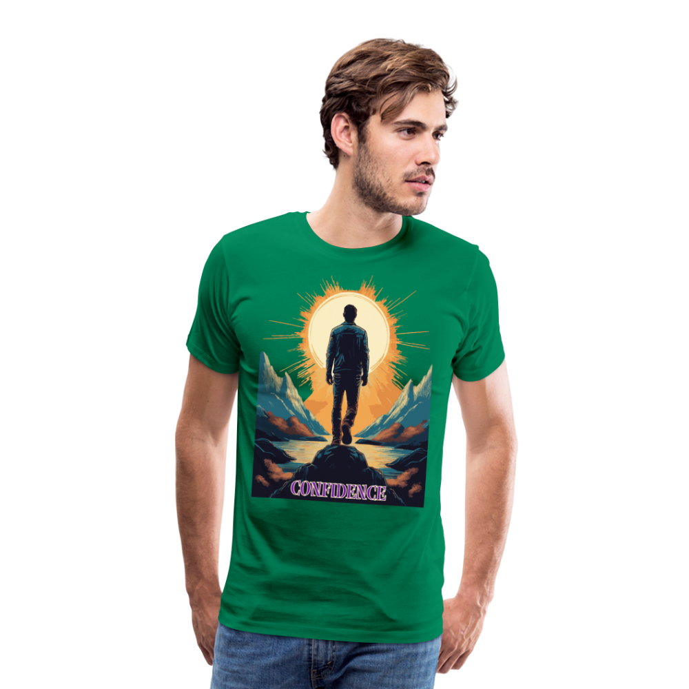 Confidence - Premium-T-Shirt für Herren - kelly green