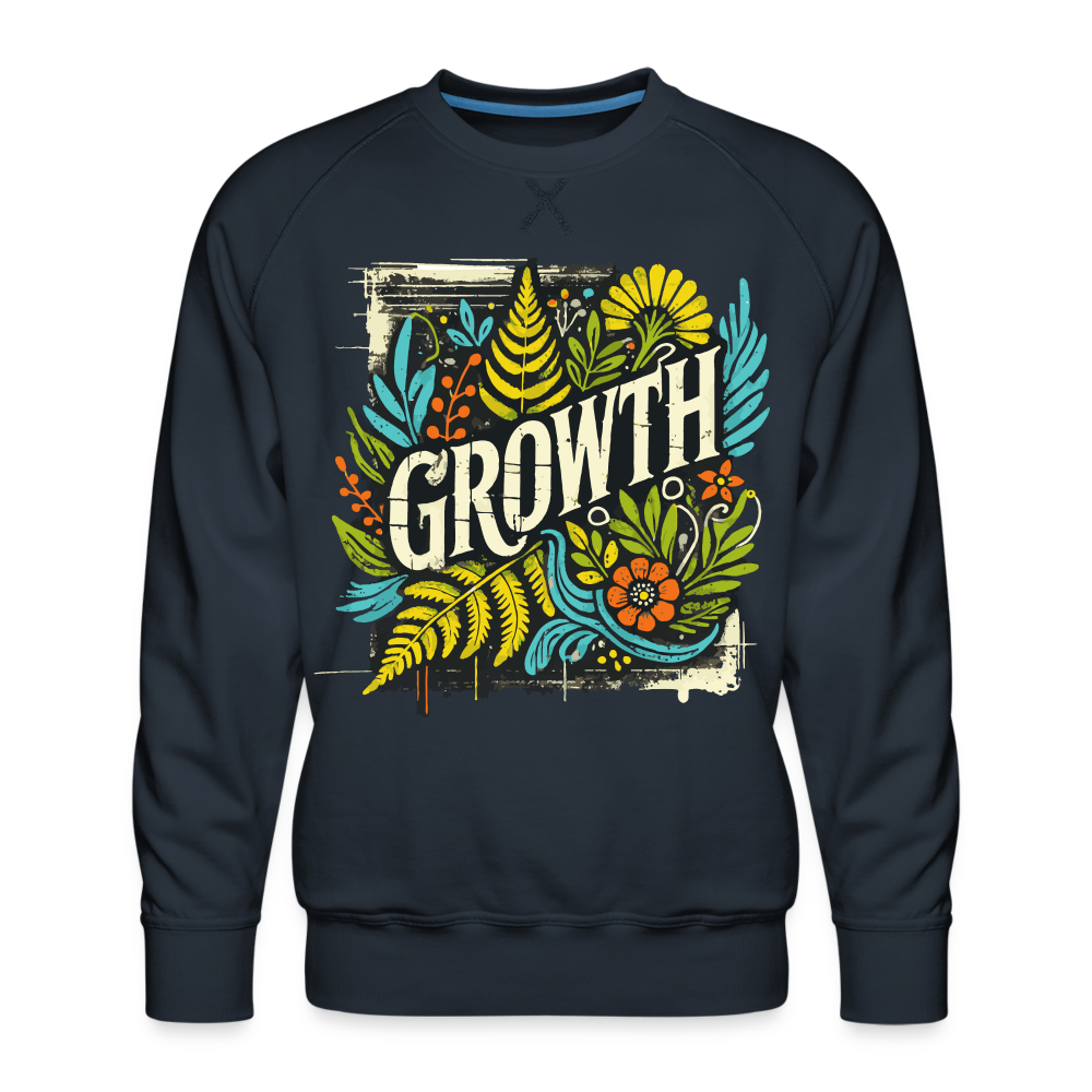 Growth - Men’s Premium Sweatshirt - navy