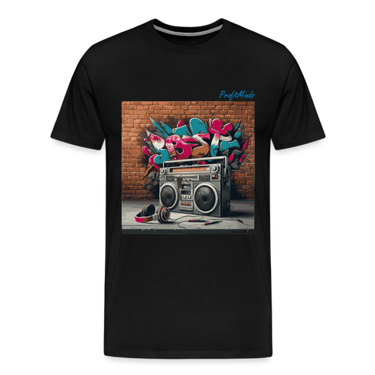 HH90 Hip-Hop Retro T-shirt - black