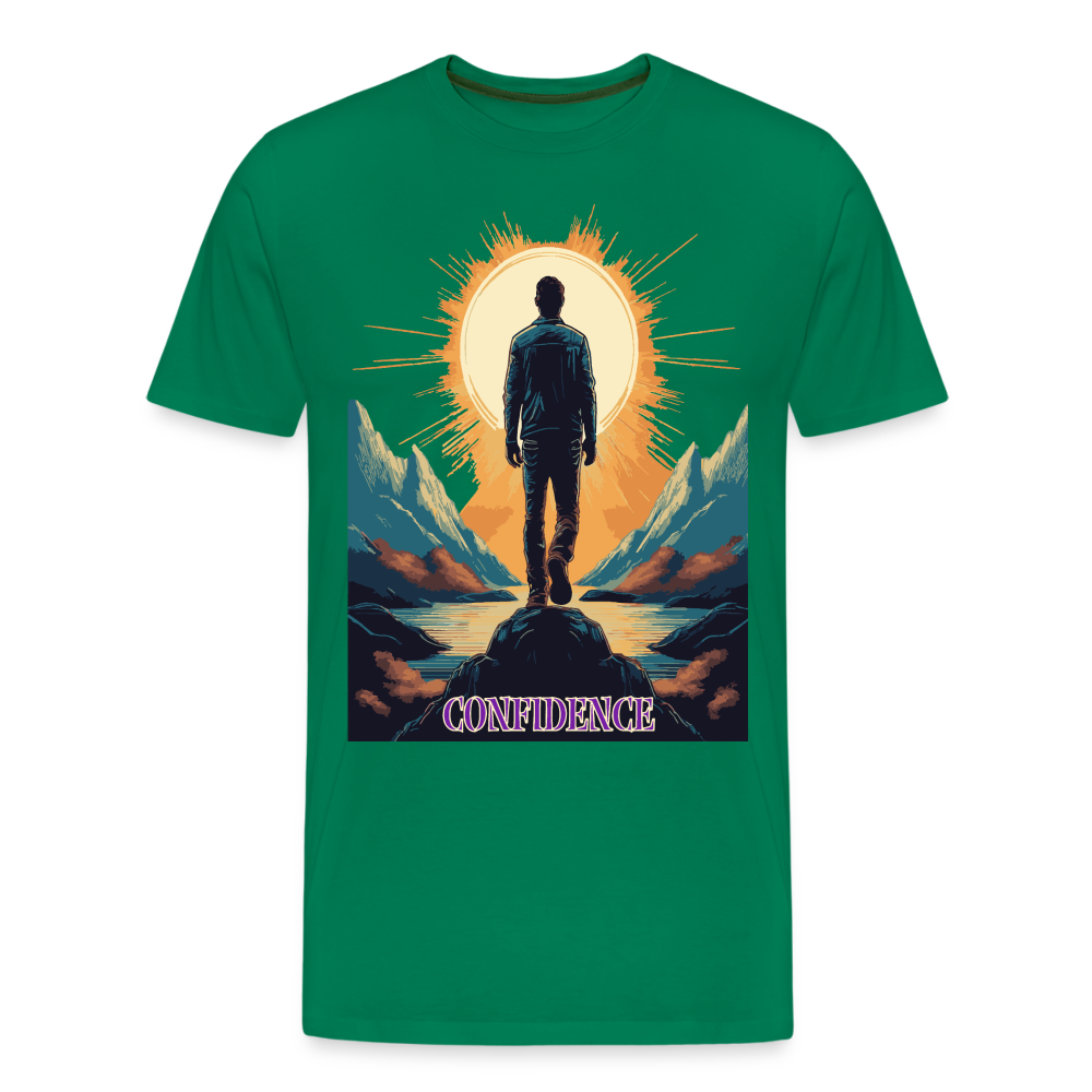 Confidence - Premium-T-Shirt für Herren - kelly green