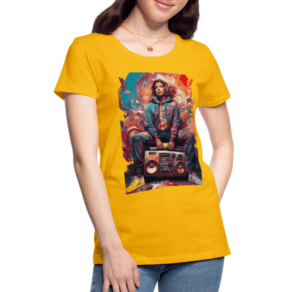 Street Vibes - Women’s Premium T-Shirt - Sonnengelb