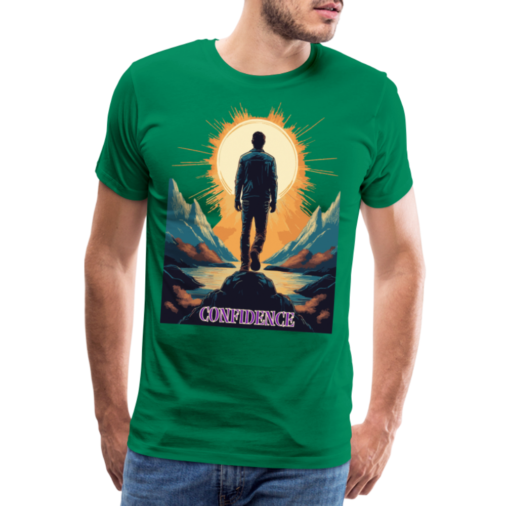 Confidence - Premium-T-Shirt für Herren - kelly green