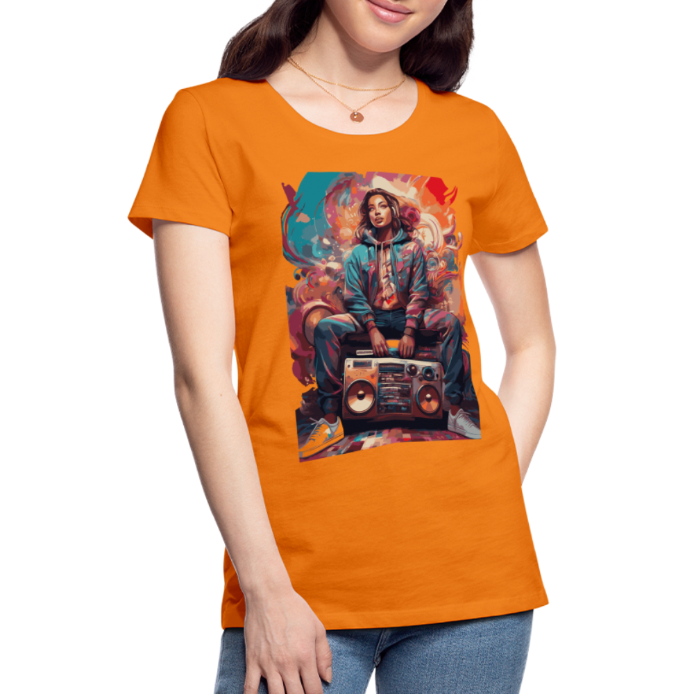 Street Vibes - Women’s Premium T-Shirt - Orange