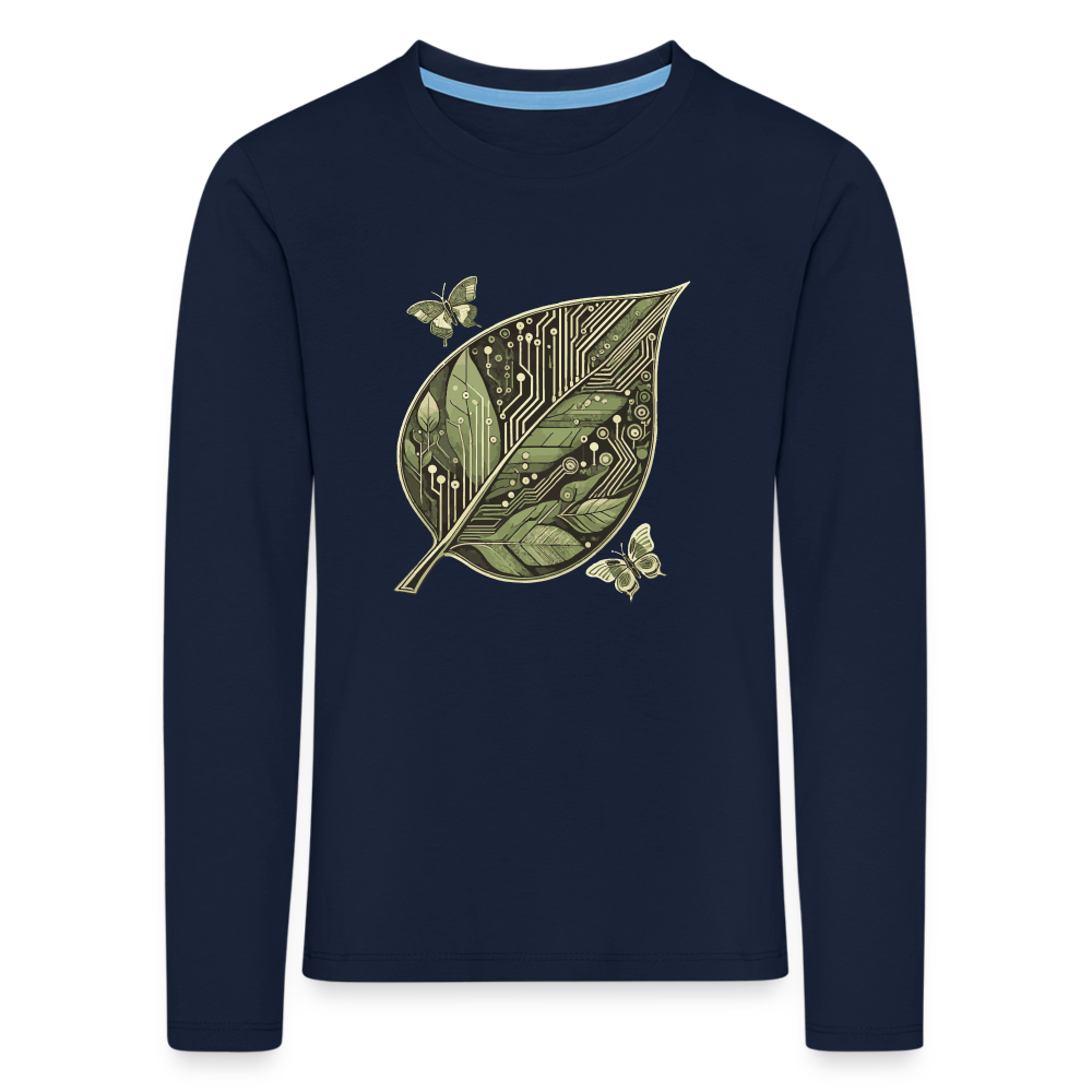 EcoWarrior - Kids' Premium Longsleeve Shirt - navy