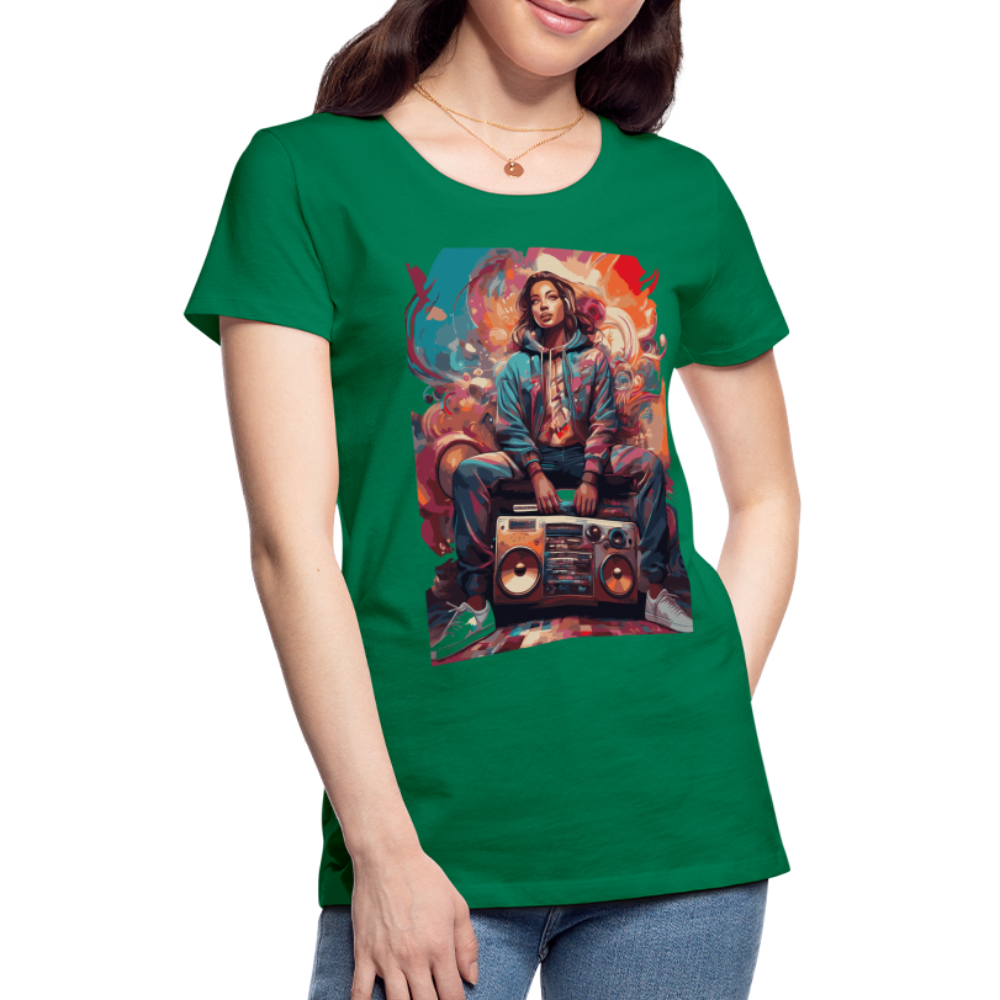 Street Vibes - Women’s Premium T-Shirt - Kellygrün