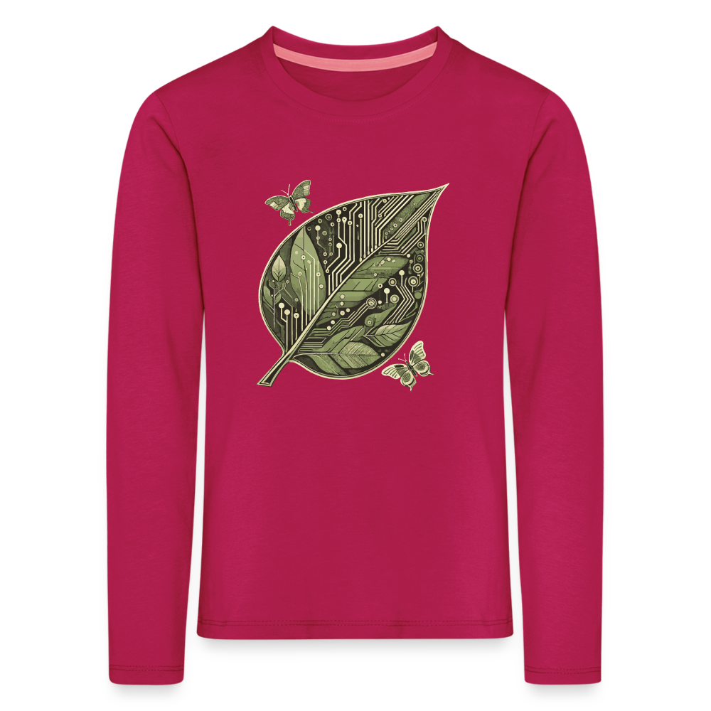 EcoWarrior - Kids' Premium Longsleeve Shirt - dark pink