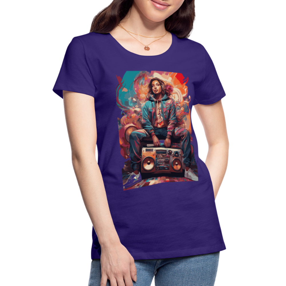 Street Vibes - Women’s Premium T-Shirt - Lila