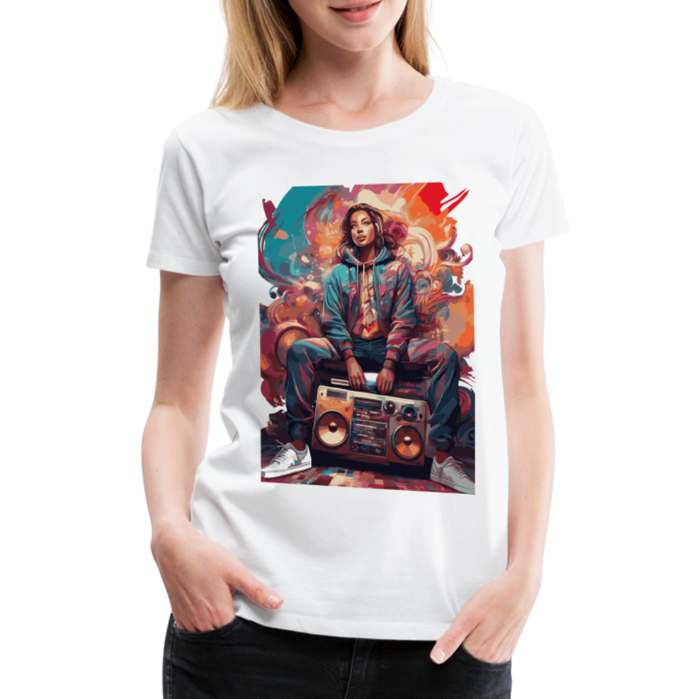 Street Vibes - Women’s Premium T-Shirt - Weiß