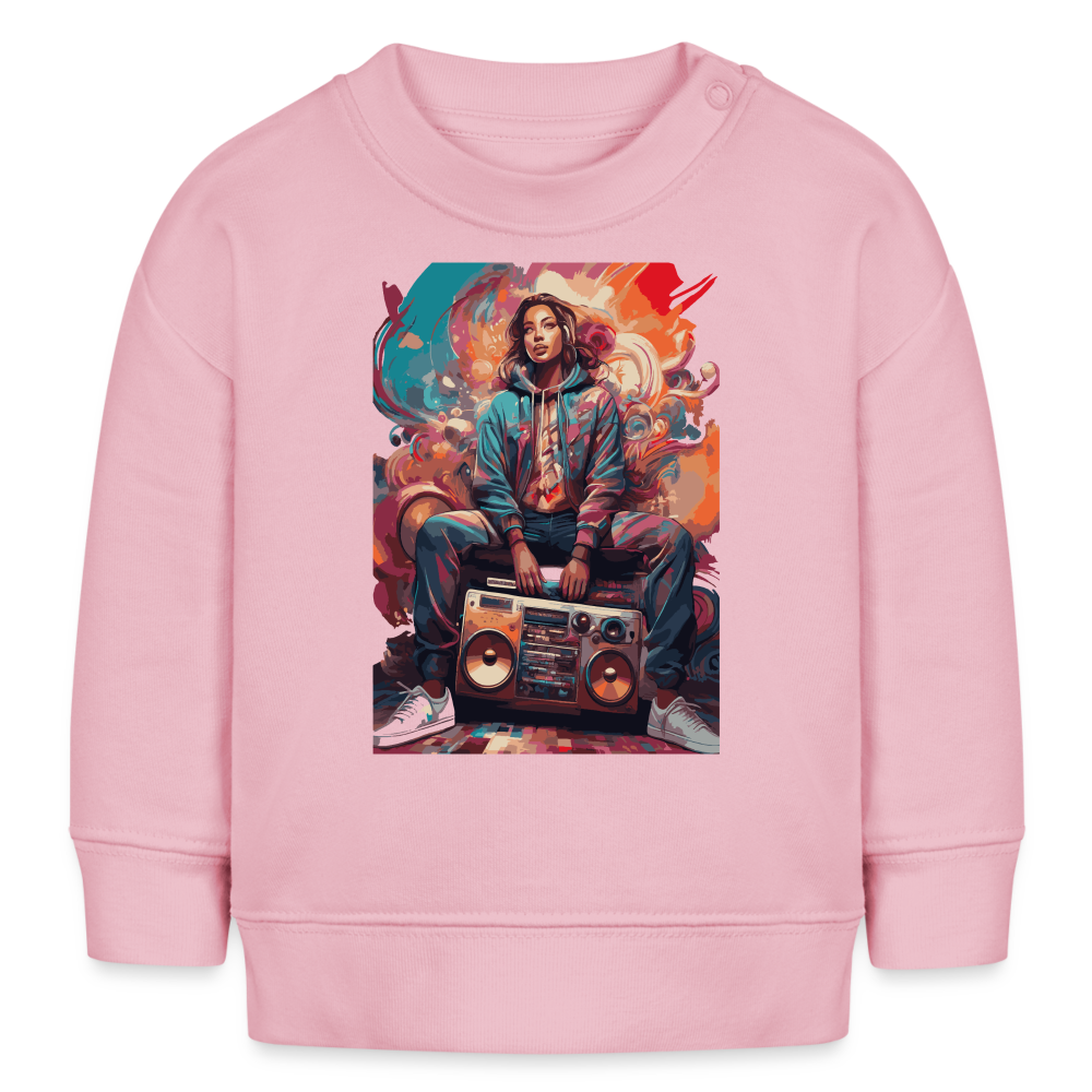 Street Vibes Organic Sweatshirt BABY CHANGER - cotton pink