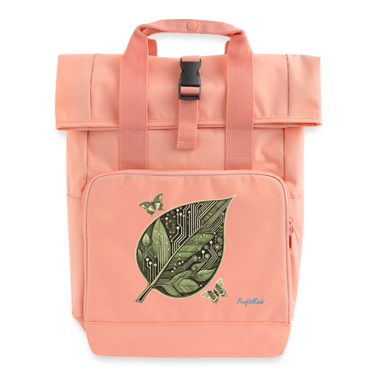 Eco Warrior - Roll Top Backpack - chintz rose