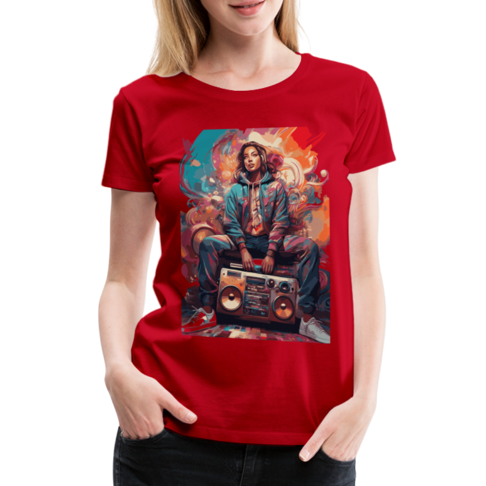 Street Vibes - Women’s Premium T-Shirt - Rot