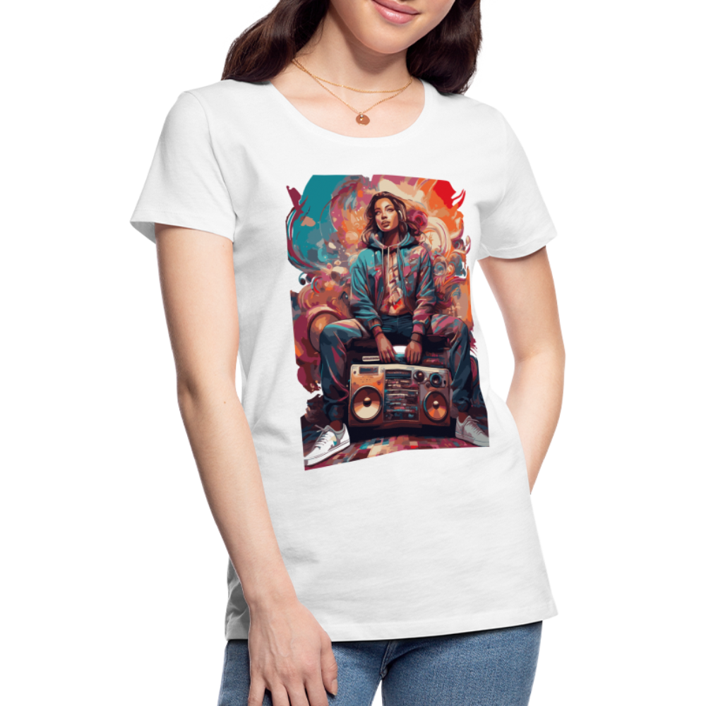 Street Vibes - Women’s Premium T-Shirt - Weiß