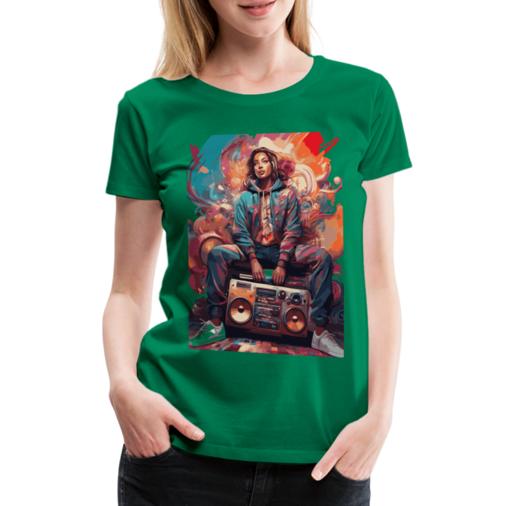 Street Vibes - Women’s Premium T-Shirt - Kellygrün