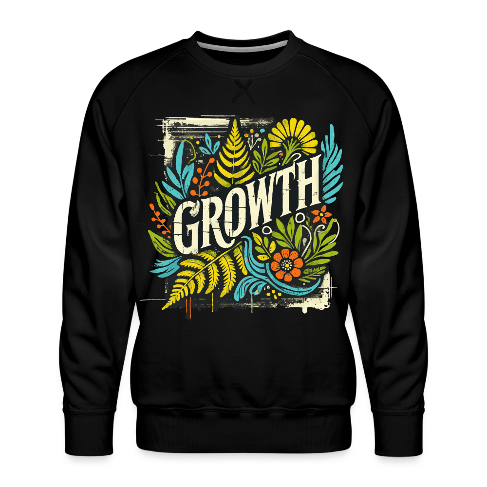 Growth - Men’s Premium Sweatshirt - black