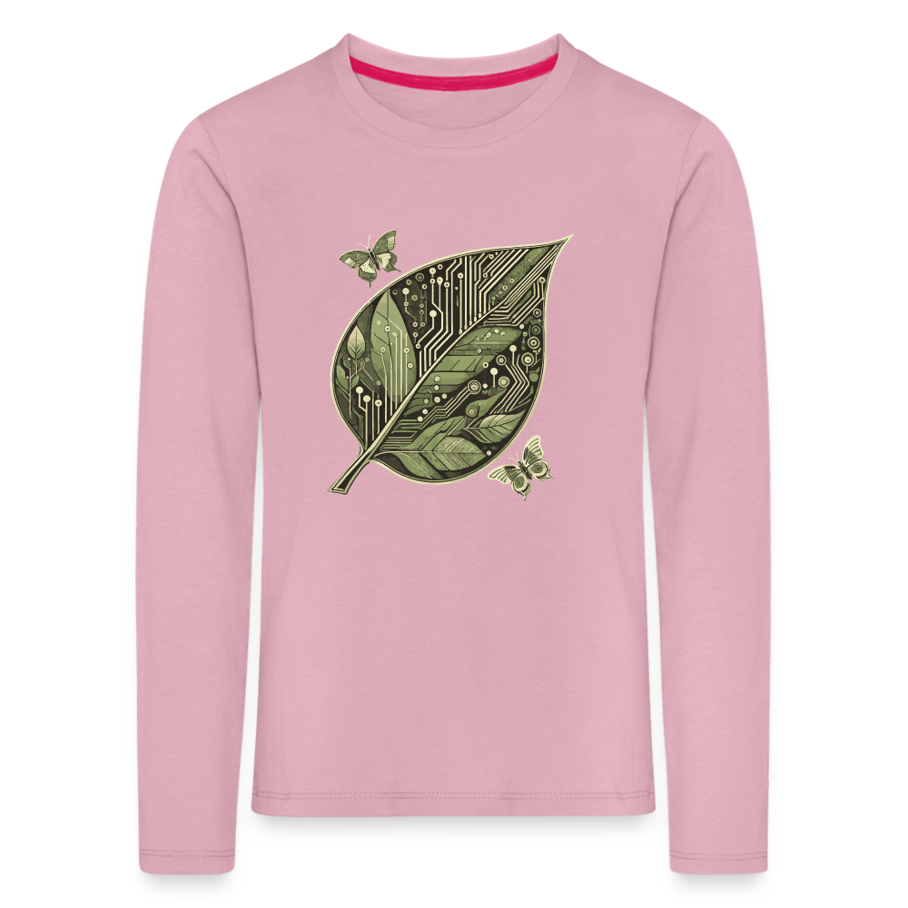 EcoWarrior - Kids' Premium Longsleeve Shirt - rose shadow