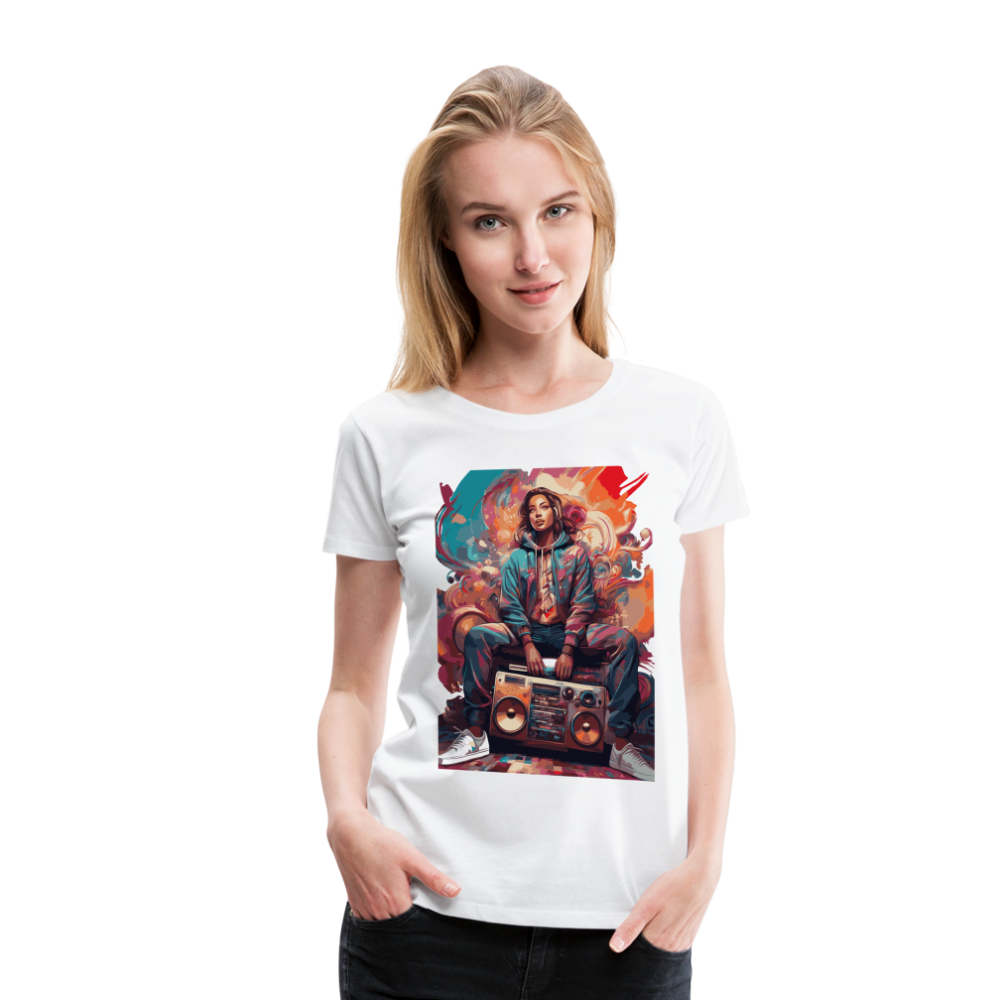 Street Vibes - Women’s Premium T-Shirt - Weiß