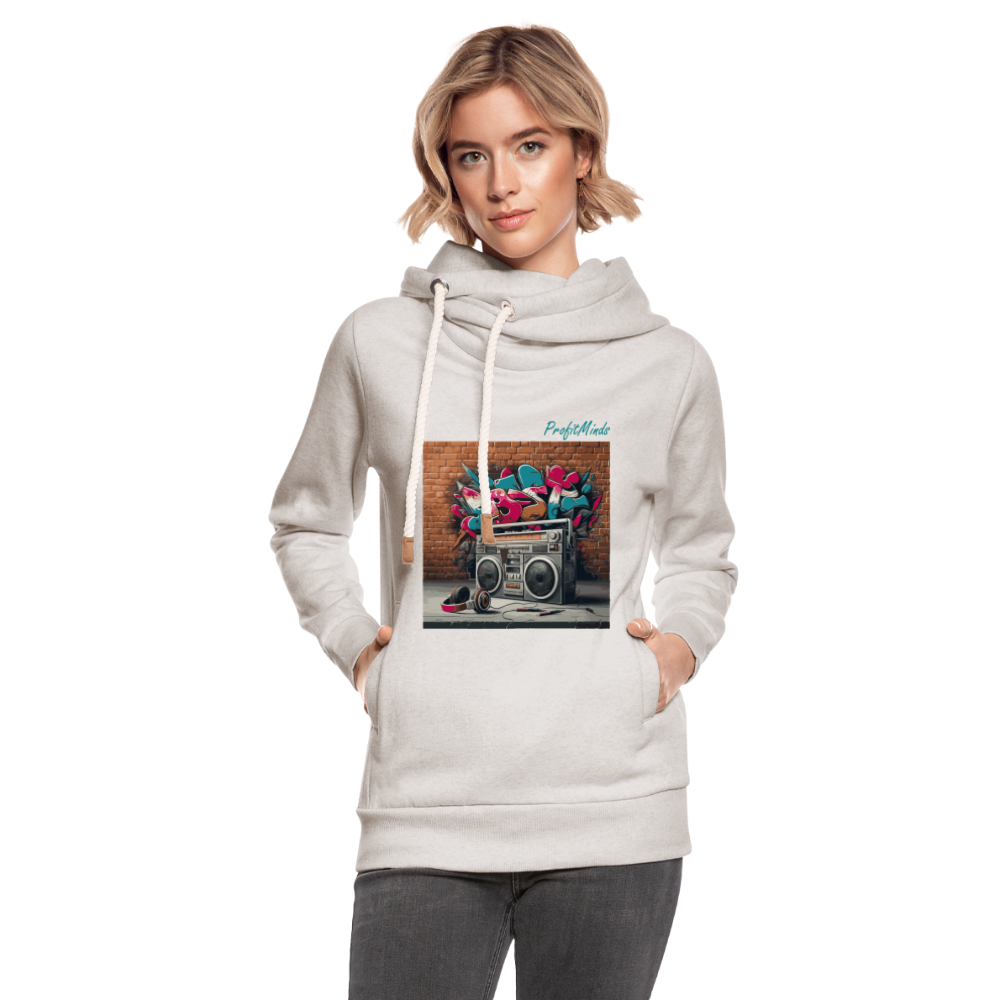 HH90 Hip-Hop - Shawl Collar Hoodie - heather oatmeal