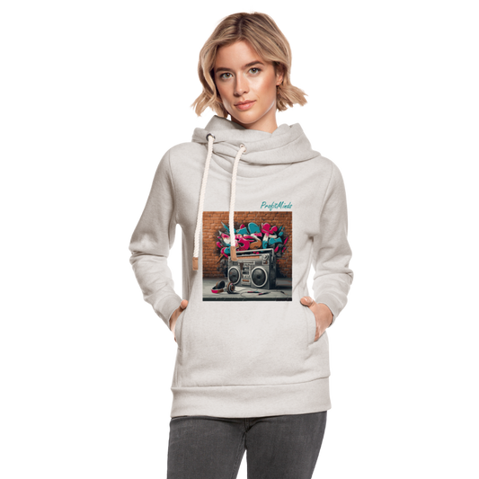 HH90 Hip-Hop - Shawl Collar Hoodie - heather oatmeal