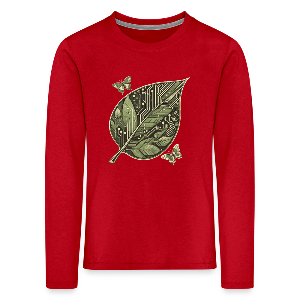 EcoWarrior - Kids' Premium Longsleeve Shirt - red